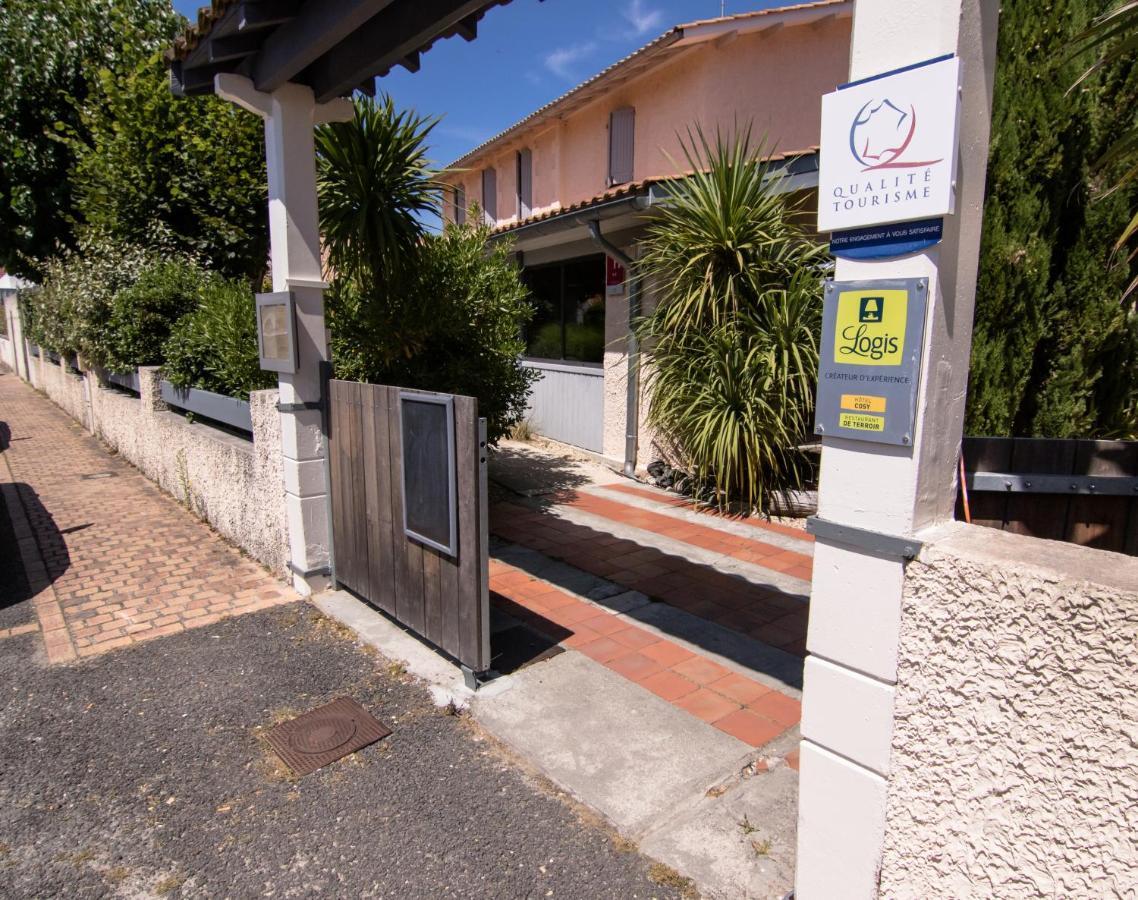 Logis Hotels - Hotel Et Restaurant L'Oceana Lanton Exterior foto